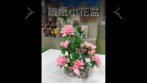 溫馨洋溢母親節 網上「手工皺紙小花盆」制作比賽
